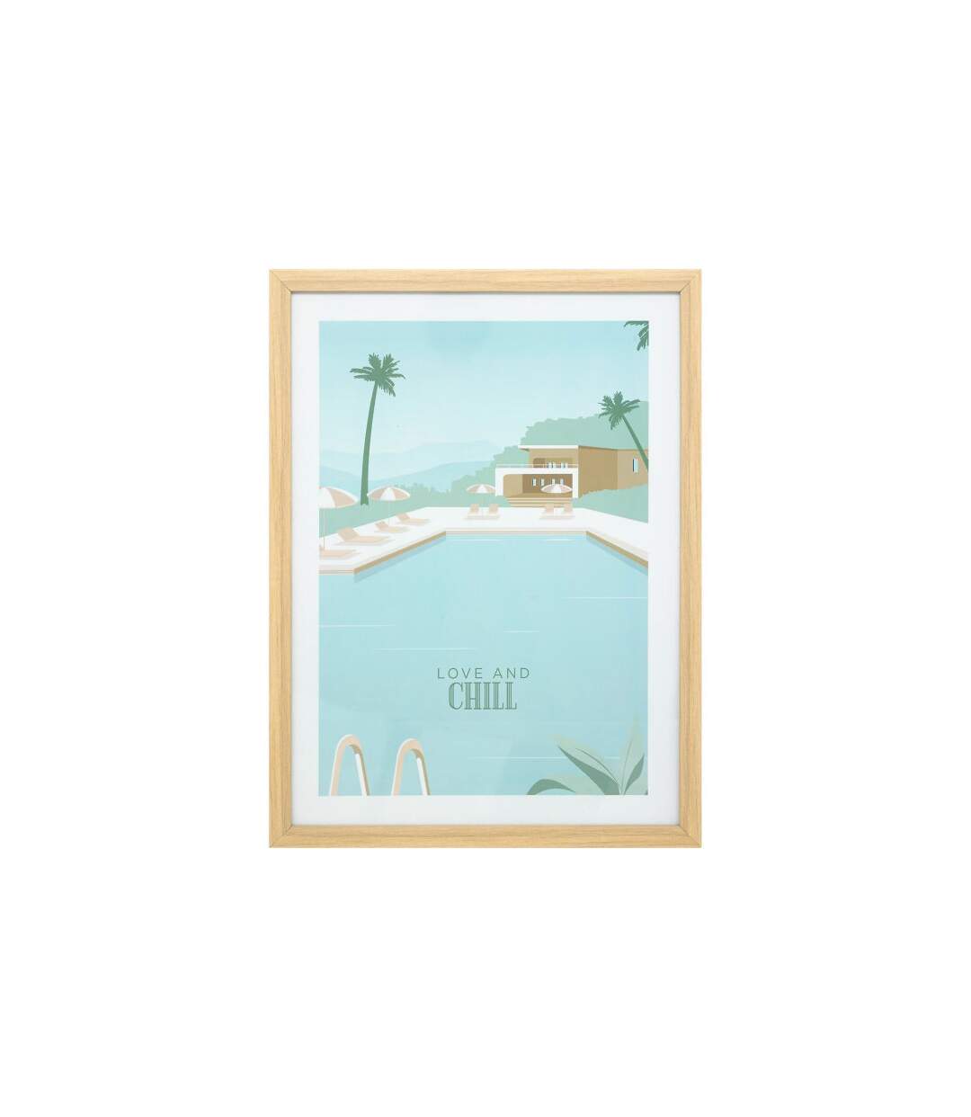 Cadre Déco Love 30x40cm Multicolore-1