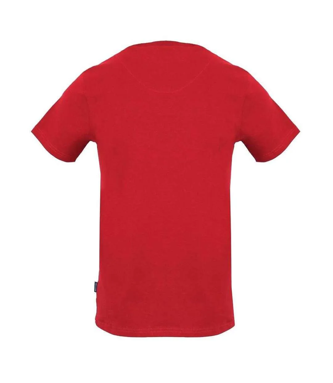 Mens Signpost Logo T-shirt Red Aquascutum-2