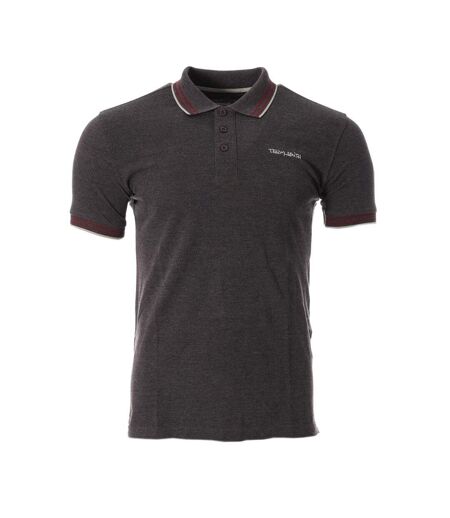 Polo gris foncé homme teddy smith pasian - m