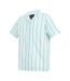 Mens Hadlin Shirt White Nordic Blue Regatta-4