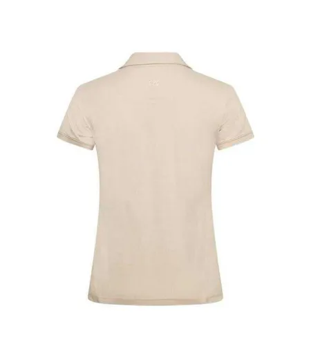 Womens/ladies Advantage Premium Polo Shirt Beige Cutter & Buck