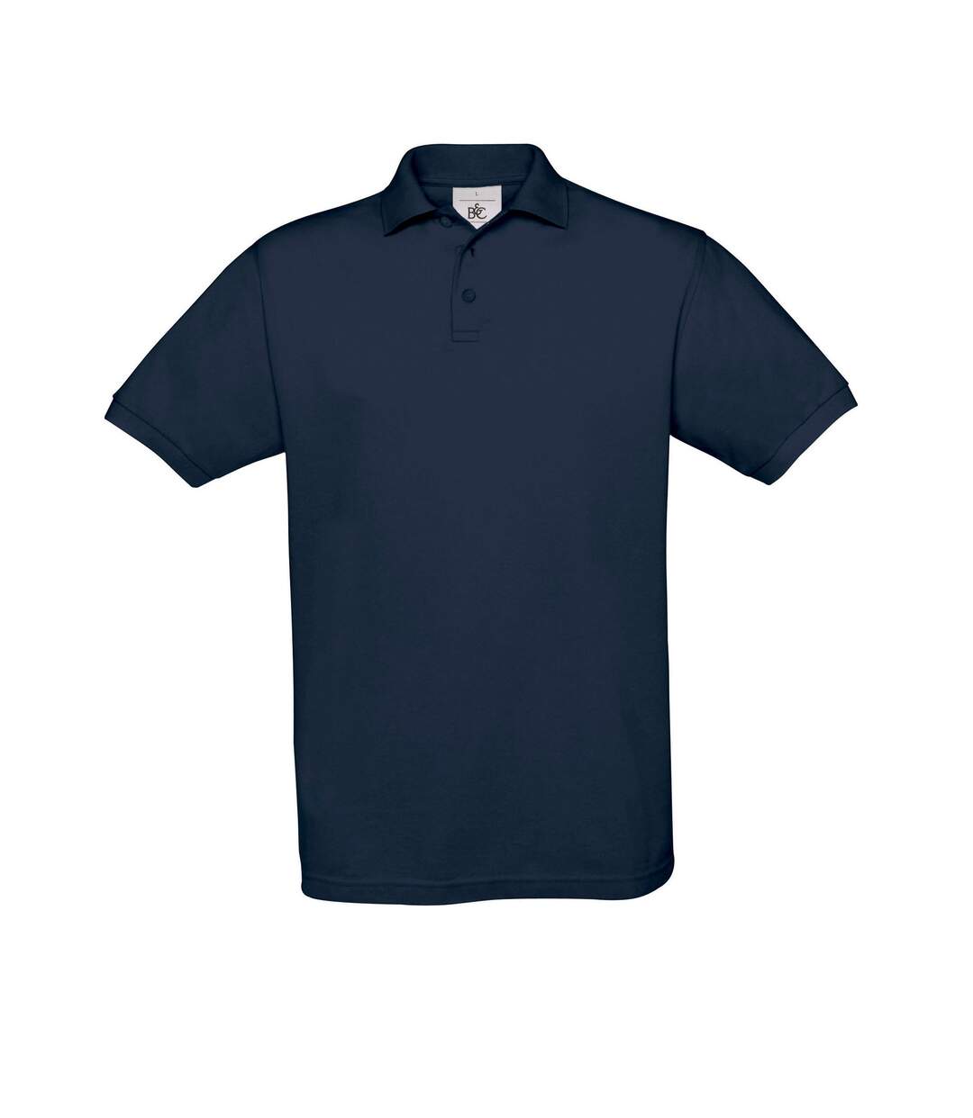 Polo safran homme bleu marine B&C-1