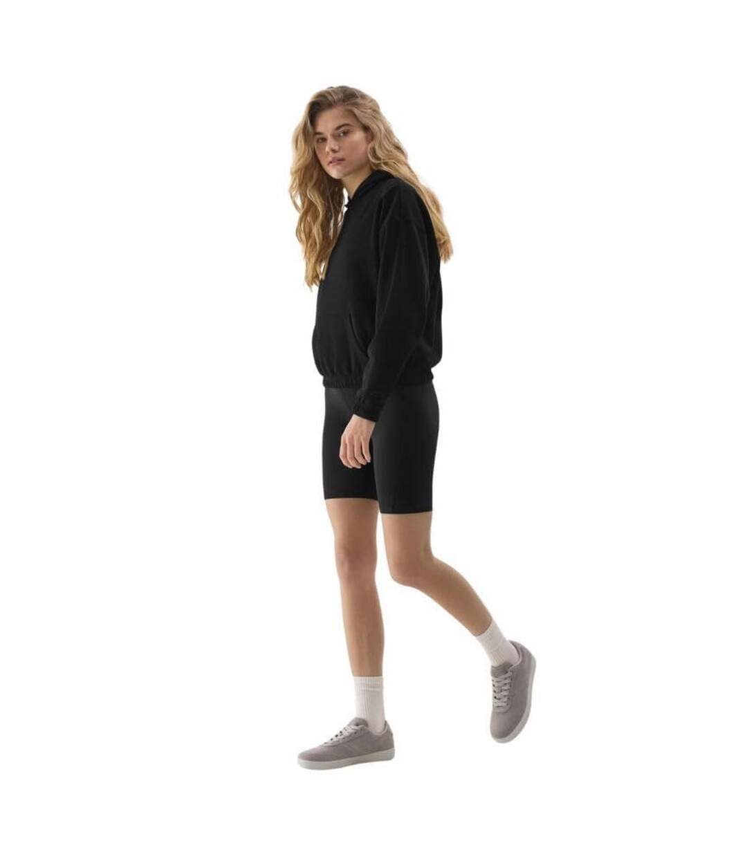 Sweat À Capuche Wss24tswsf1057 Femme Noir 4F-1