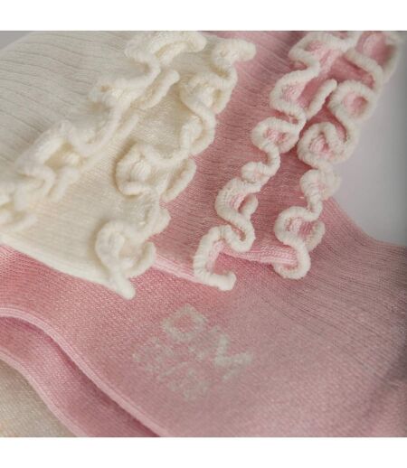 Lot de 2 paires de chaussettes coton Modal