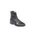 Moretta Womens/Ladies Teresa Lace Leather Paddock Boots (Black) - UTER268