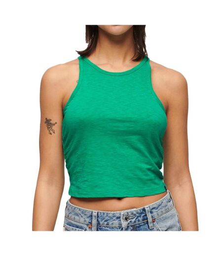 Débardeur vert femme superdry superdry ruched - l