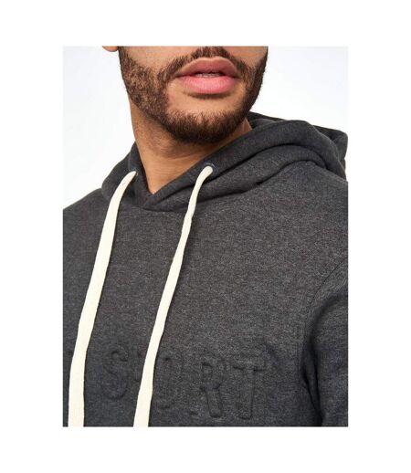Duck and Cover Mens Billmoore Hoodie (Charcoal Marl)