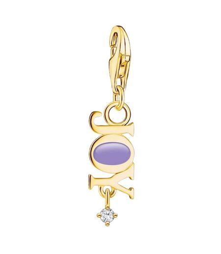Joy Charm Pendant One Size Gold Thomas Sabo