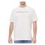 T-shirt Blanc Homme Tommy Hilfiger Linear - M-1