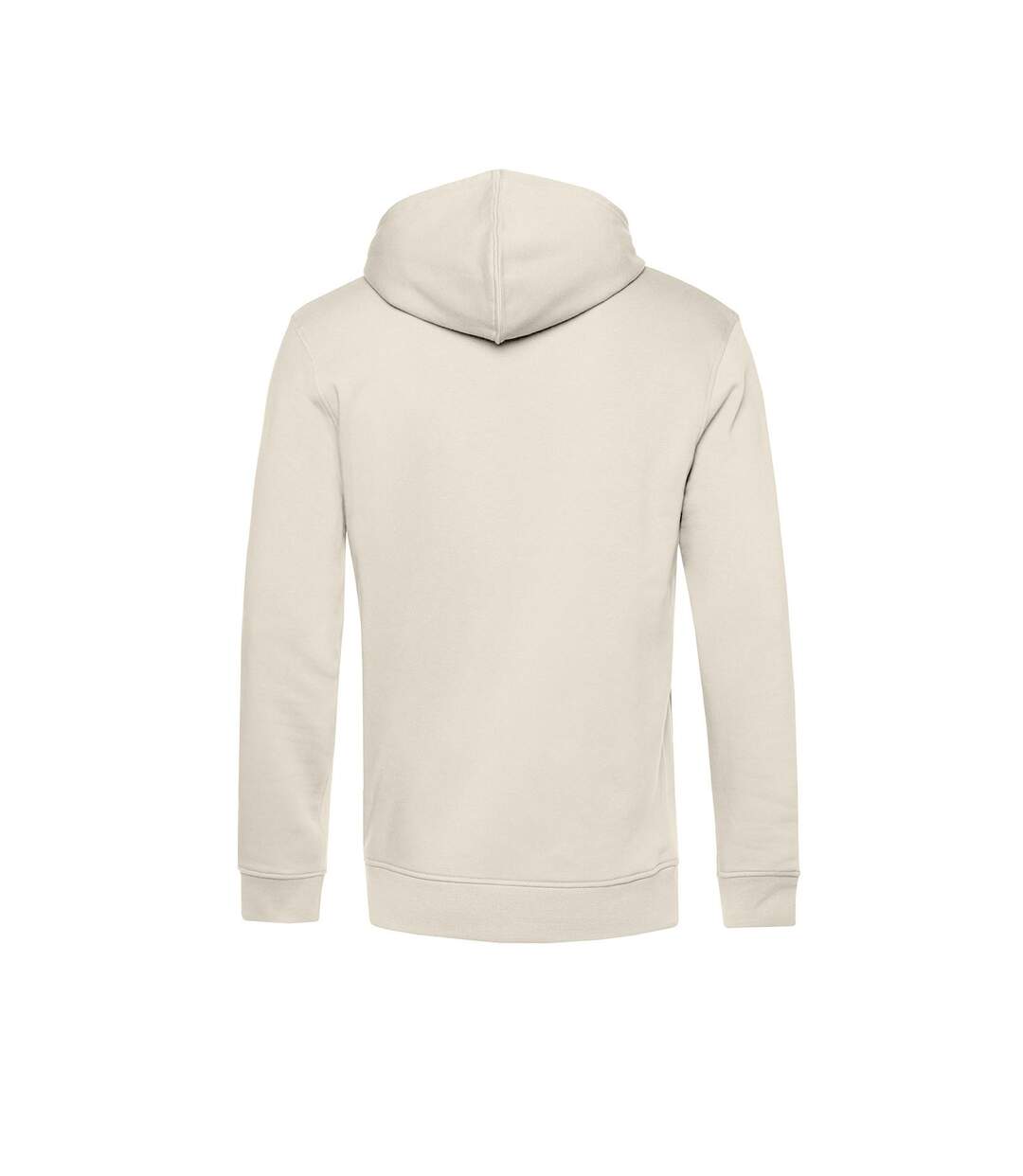 Pull À Capuche Biologique Pour Hommes Blanc Cassé B&C-2