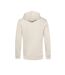 Pull À Capuche Biologique Pour Hommes Blanc Cassé B&C-2