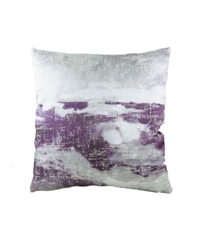 Landscape cushion cover 43cm x 43cm steel grey/purple Evans Lichfield