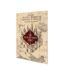 Harry Potter - Plaque (Blanc cassé / Bordeaux) (59 cm x 40 cm x 1,2 cm) - UTPM7676