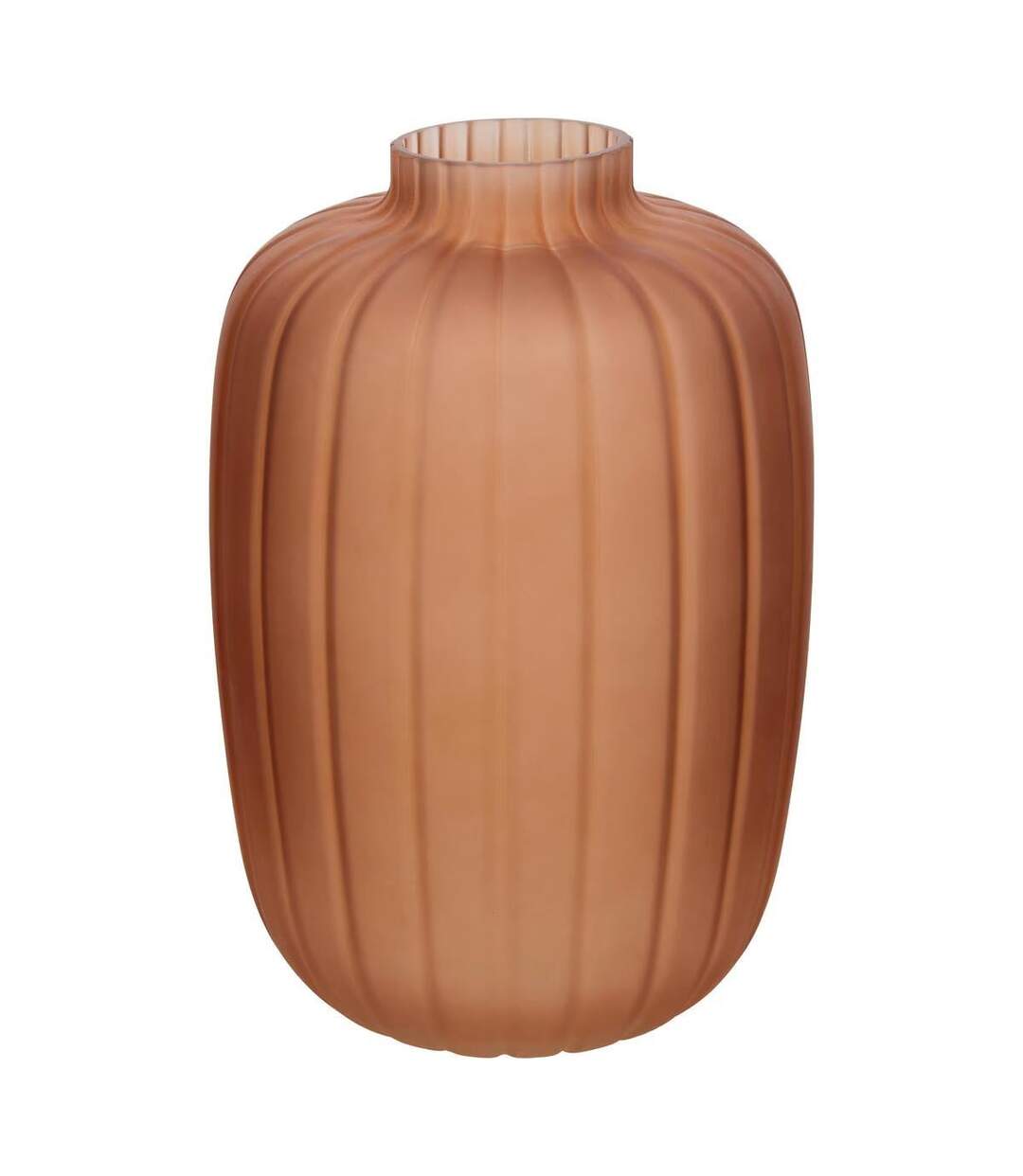 Vase en Verre Fumé Tigy 30cm Ambre-1