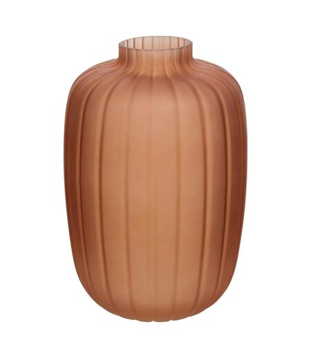 Vase en Verre Fumé Tigy 30cm Ambre