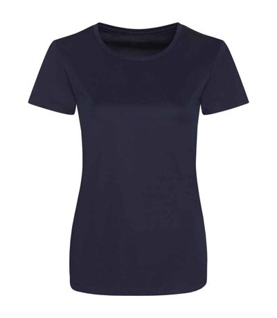 T-shirt cool smooth femme bleu marine français Awdis