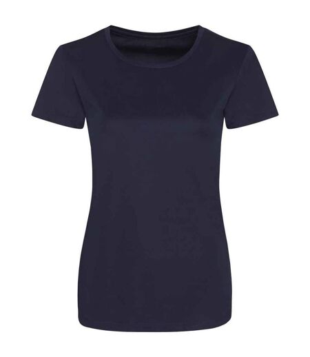 T-shirt cool smooth femme bleu marine français Awdis