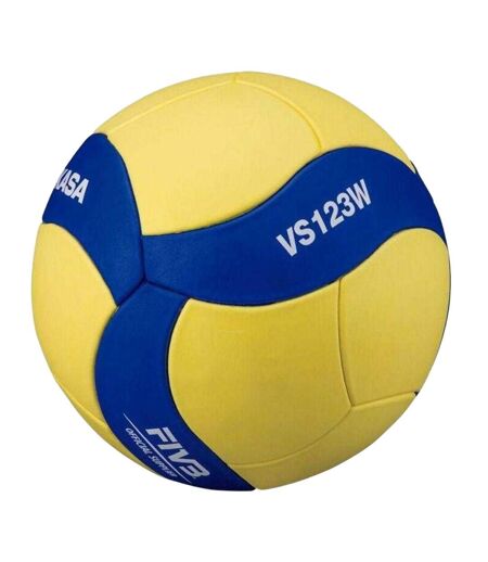 Ballon De Volley-ball Motif/style Logo Vs123w Taille 5 Bleu Jaune Mikasa