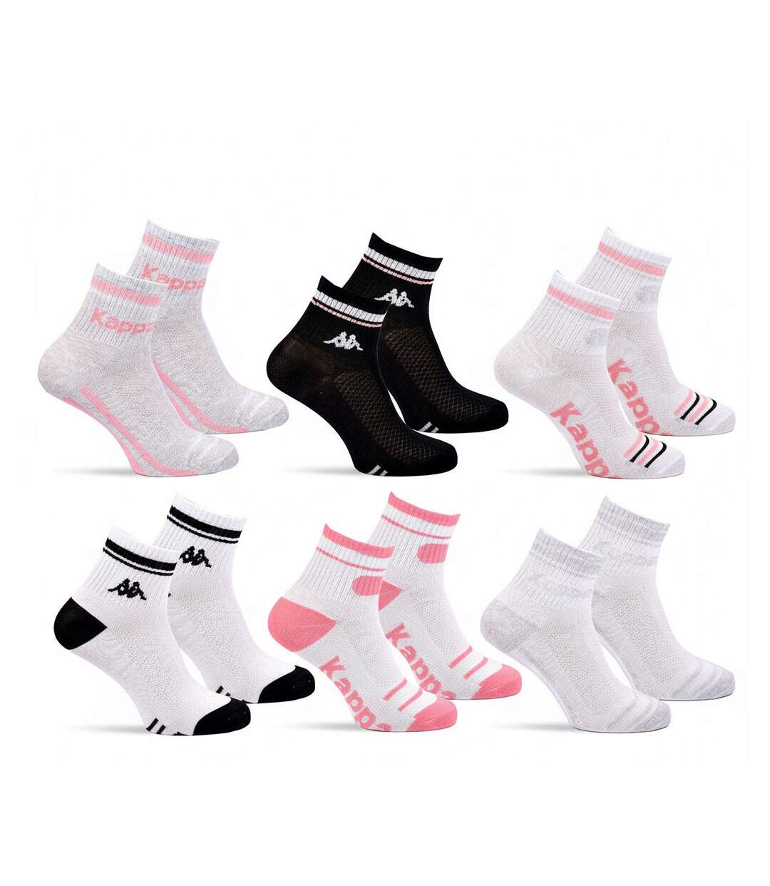 Pack de Chaussettes Femme Quarter KAPPA (Lot de 6)-1