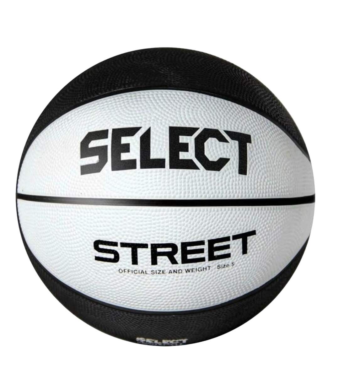 Ballon De Basket Street Taille 6 Blanc Noir Select-1