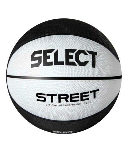 Ballon De Basket Street Taille 6 Blanc Noir Select