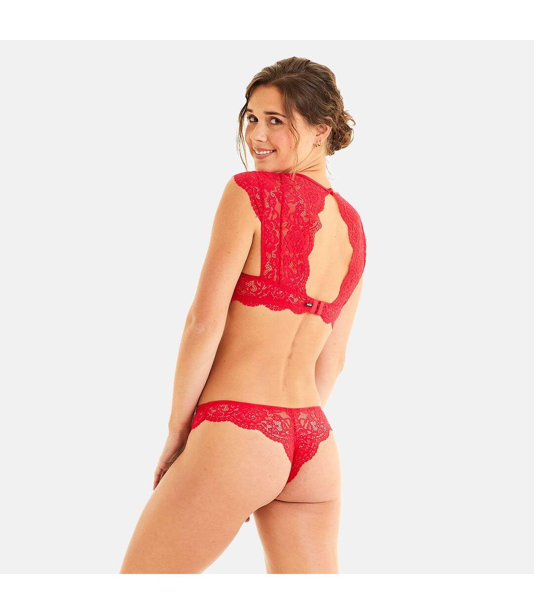 Soutien-gorge ampliforme coque moulée rouge Fahrenheit-4