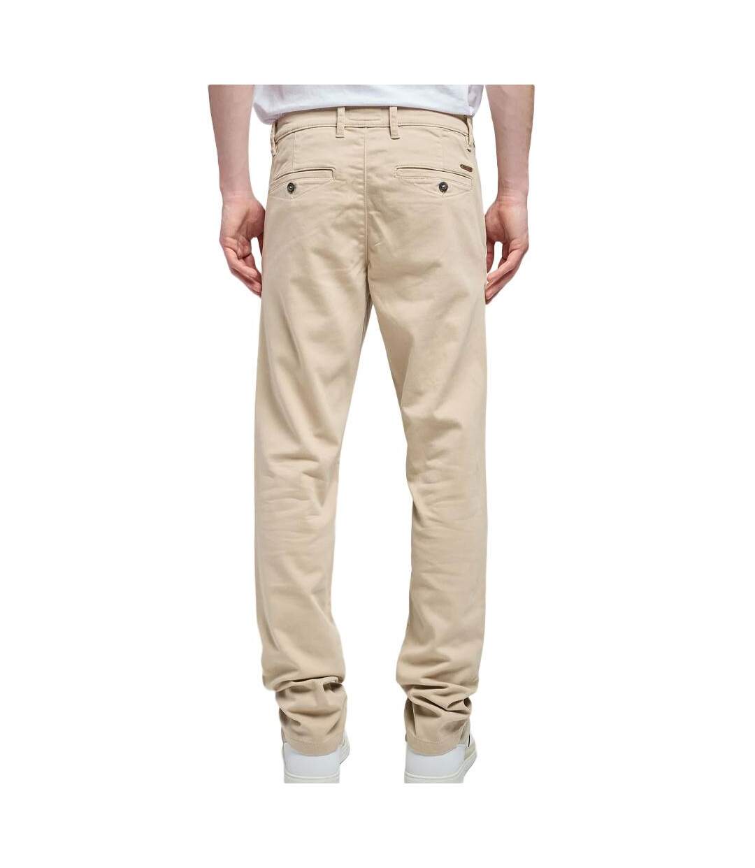 Pantalon chino beige homme teddy smith pallas-2