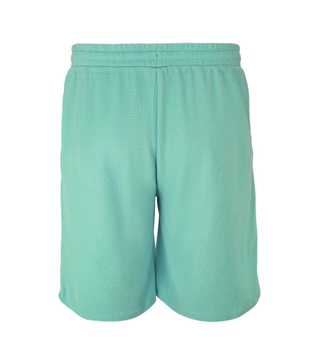 Mens Cotton Blend Shorts Light Green Fabric-2