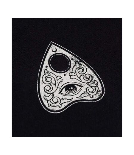 Unisex Adult Spirit Board Back Print T-shirt Black Truffle Shuffle