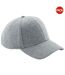Beechfield Unisex Jersey Athleisure Baseball Cap (Pack of 2) (Heather Grey) - UTBC4246-1