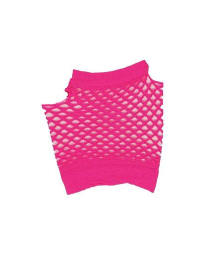 Womens/ladies Mesh Gloves Fuchsia Fiestas Guirca