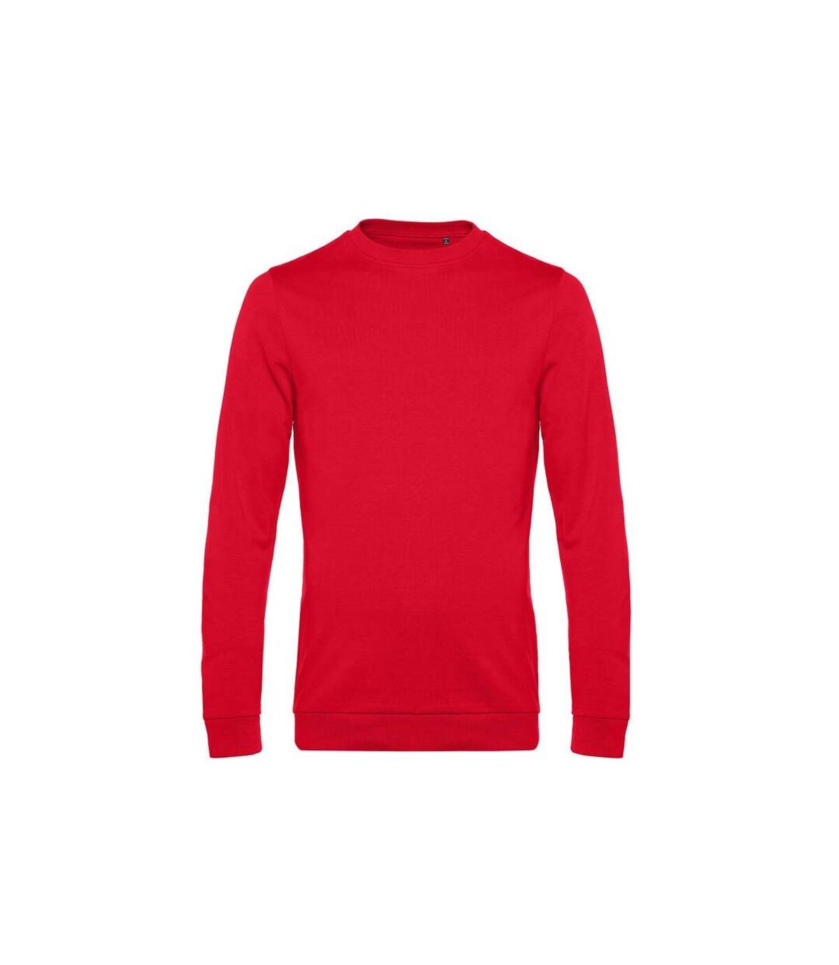 B&C Mens Set In Sweatshirt (Red) - UTBC4680