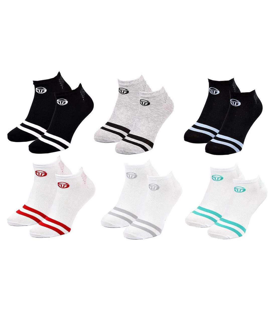 Chaussettes SERGIO TACCHINI SNEAKER 6 Pcs 5747-2