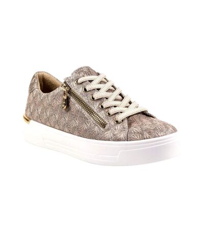 Baskets layne femme doré Lunar