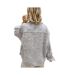 Womens/ladies Collared Relaxed Fit Shirt Grey Melange Vero Moda-2