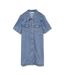 Robe en jean bleu femme vero moda austin 2/4-2