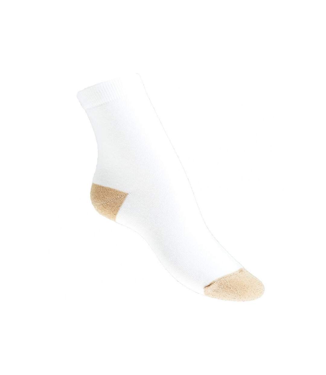 LES LIMOUSINES Mi-Chaussettes Femme Coton BOUTOR Blanc