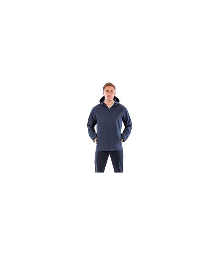 Veste Softshell Homme Bleu Marine Result Recycled