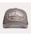 Embroidered Patch Trucker Cap Grey White Christian Rose-2