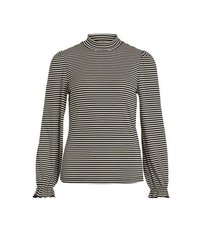 Pull noir/blanc femme vila visabia - l