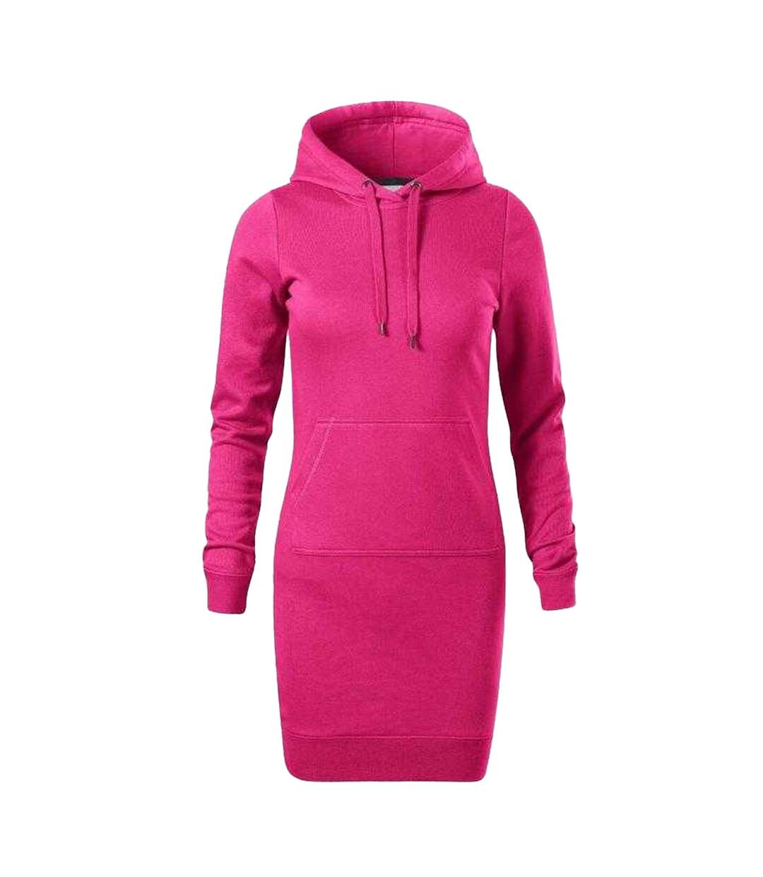 Robe À Capuche Snap Femme Rose Malfini-1
