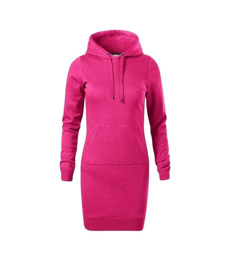 Robe À Capuche Snap Femme Rose Malfini