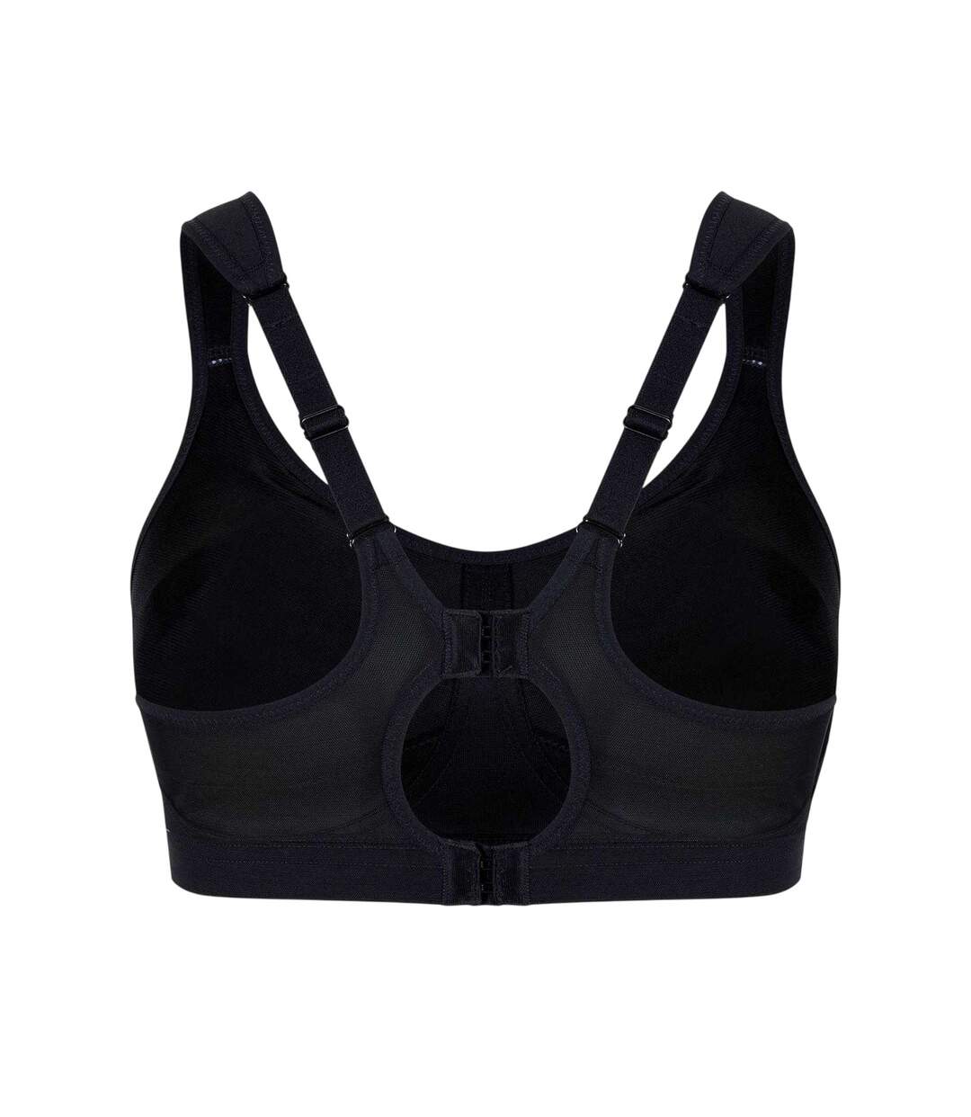 Womens/ladies High Impact Sports Bra Black Champion-3
