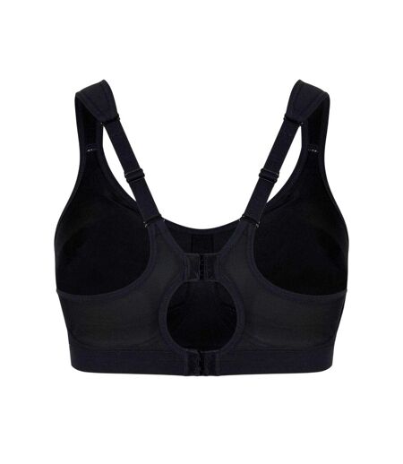Womens/ladies High Impact Sports Bra Black Champion