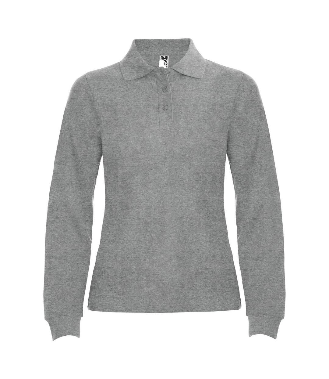 Polo estrella femme gris chiné Roly