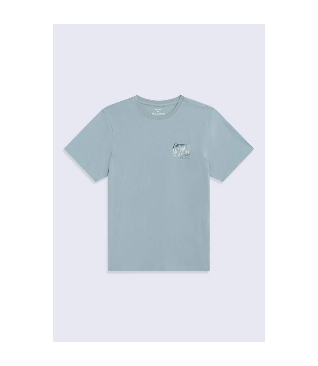 Mens Jacob Bude T-shirt Blue Animal-1