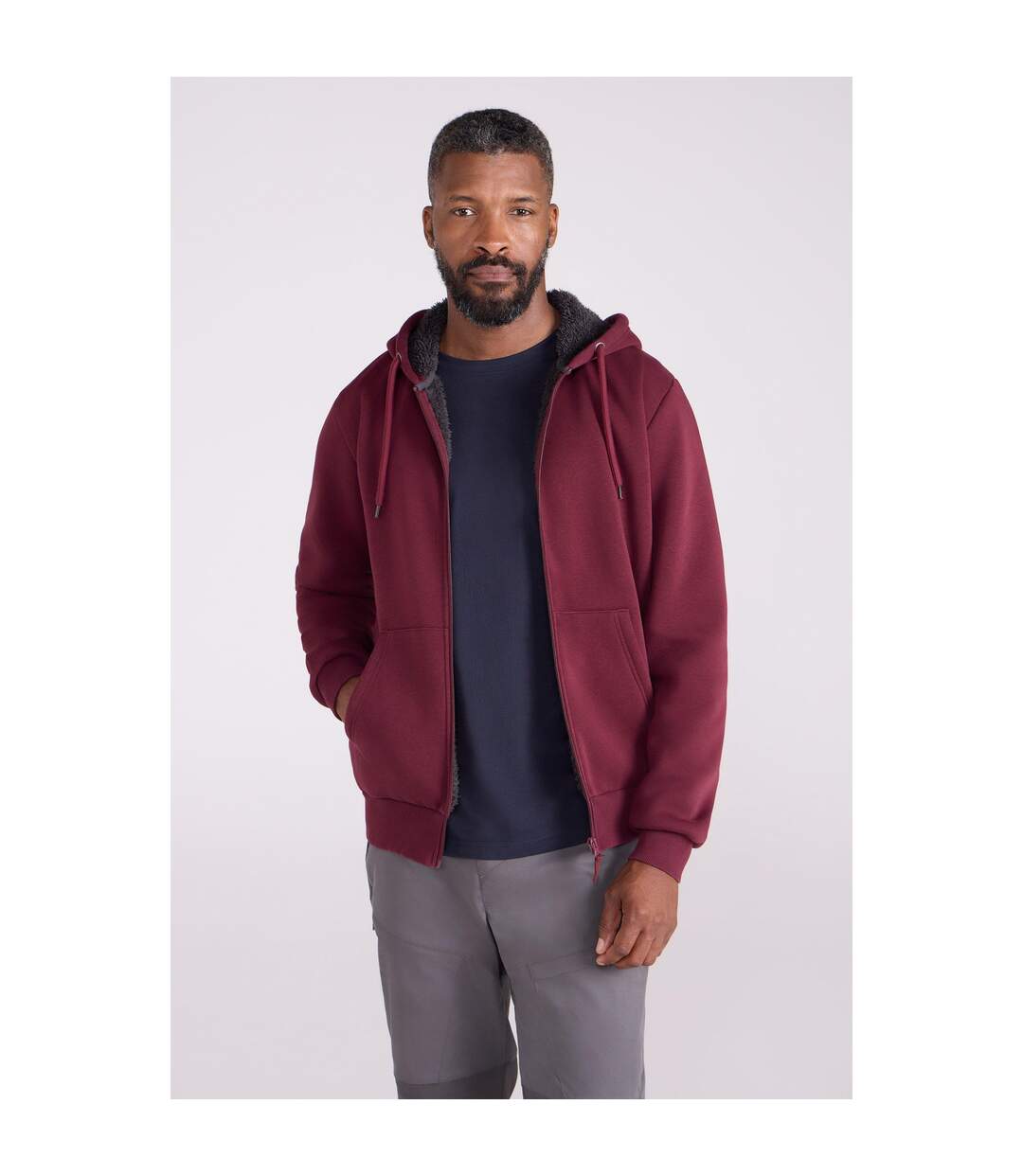 Veste À Capuche Dalton Homme Bordeaux Mountain Warehouse-1