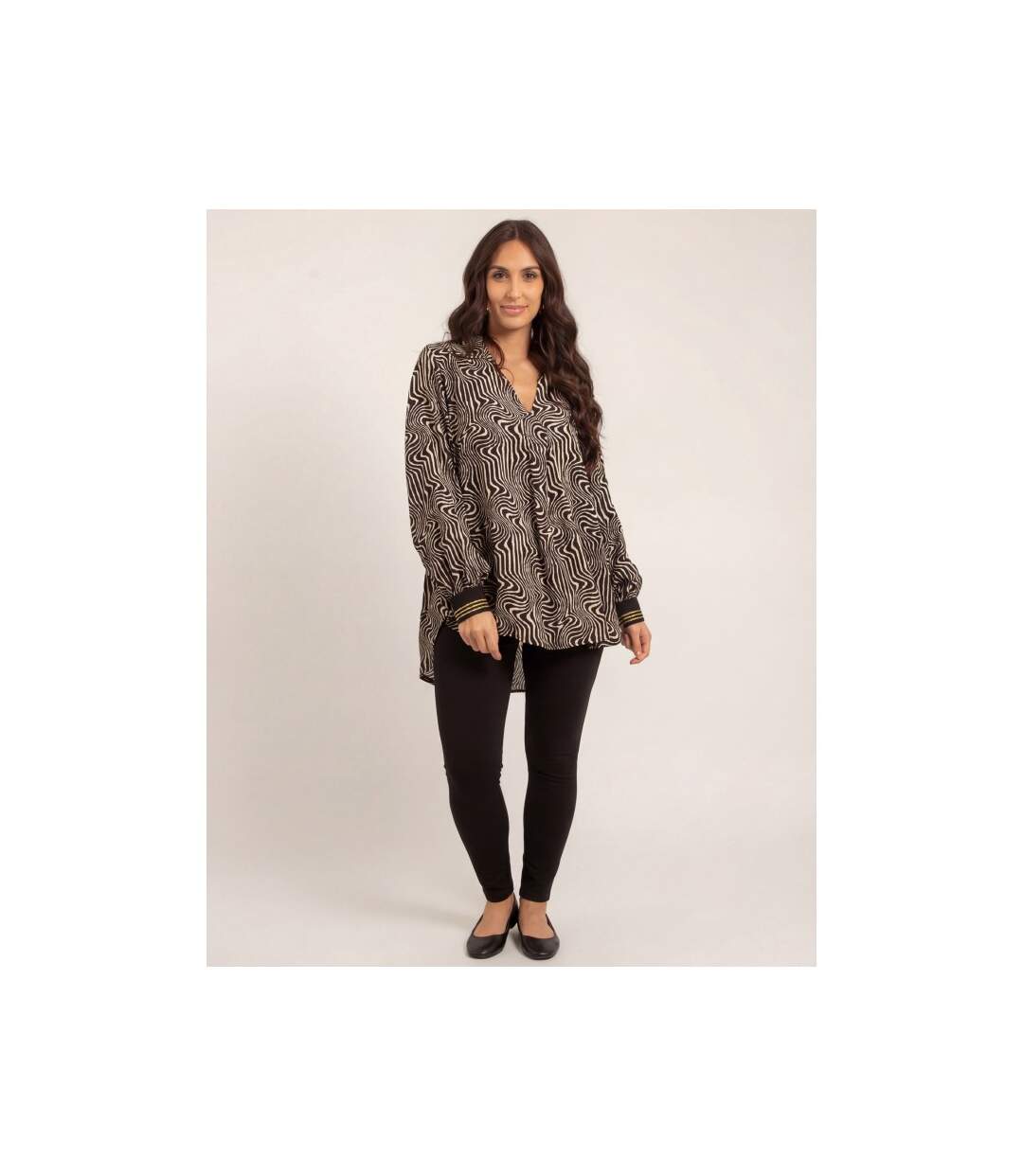 Blouse fluide motifs OZANA - Dona X Lisa-4