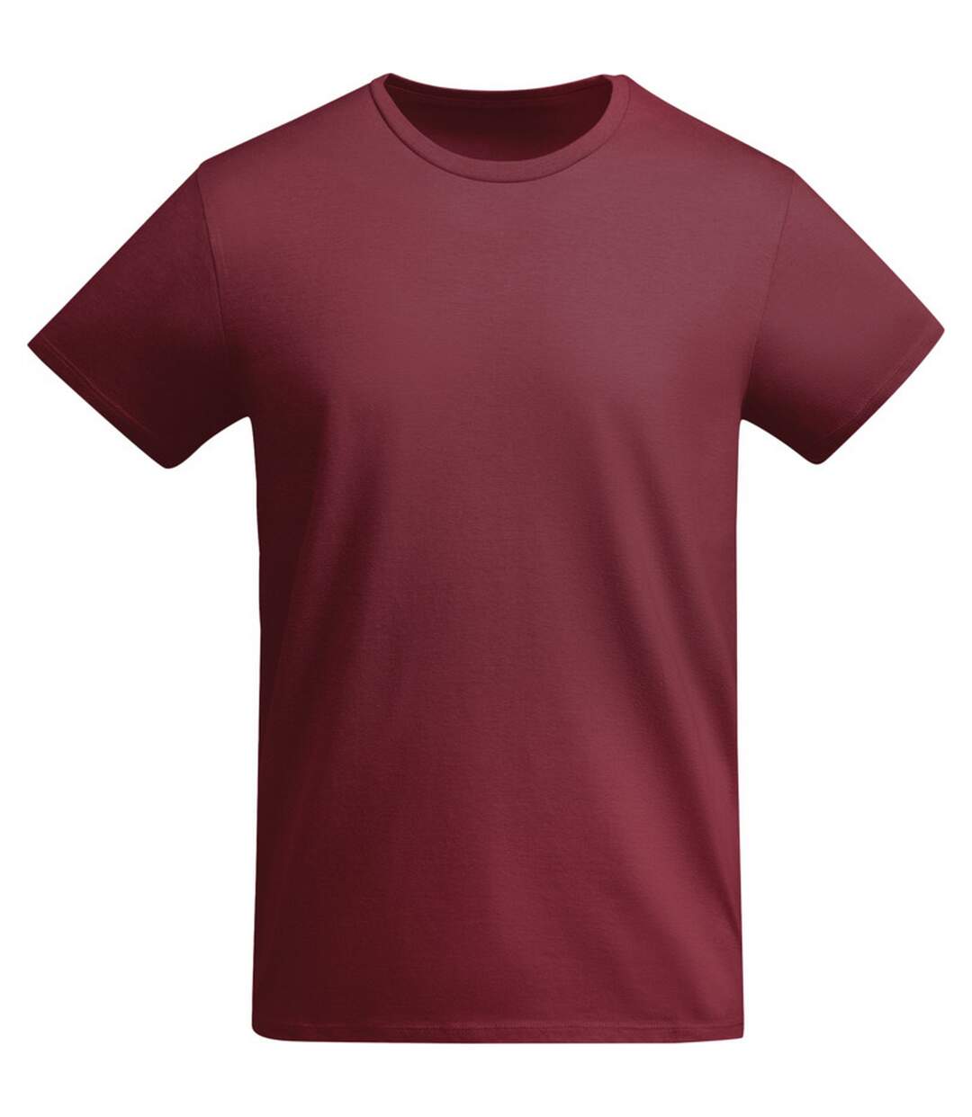 Mens breda plain t-shirt garnet Roly