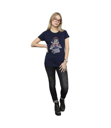 Disney Princess - T-shirt SNOW WHITE APPLE - Femme (Bleu marine) - UTBI36905